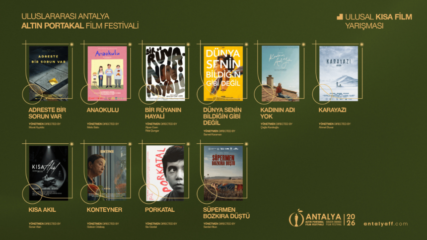 63. Antalya Altın Portakal Film Festivali'nde Yarışacak Kısa Filmler Belli Oldu