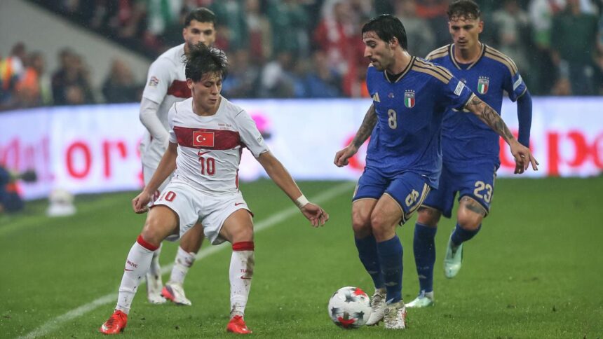 A Milli Futbol Takımımız İtalya Deplasmanından Mağlubiyetle Döndü