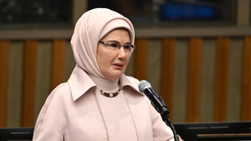 Emine Erdoğan'dan BM Genel Kurulu'nda Küresel Adalet Vurgusu