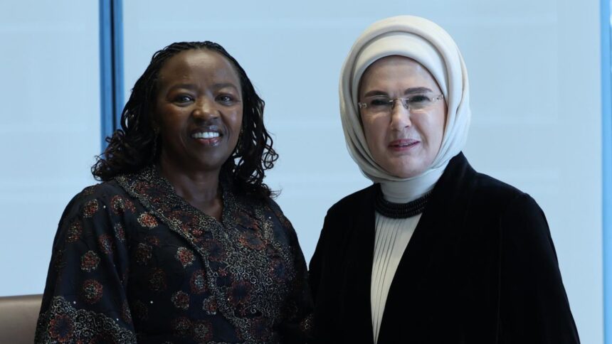 Emine Erdoğan ve Rachel Ruto BM Zirvesi Kapsamında Bir Araya Geldi
