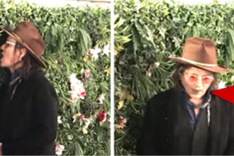Johnny Depp'ten Şaşırtan Hareket: Festivalde Dekoratif Bitkiyi Isırdı