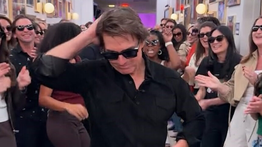 Tom Cruise'un Televizyon Stüdyosundaki Eğlenceli Anları Sosyal Medyada Gündem Oldu