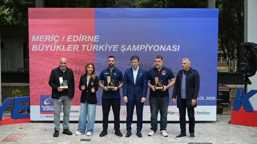 Türkiye Kürek Şampiyonası Edirne'de Tamamlandı