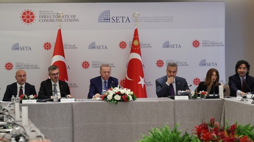 Cumhurbaşkanı Erdoğan, ABD'li Düşünce Kuruluşu Temsilcilerini Kabul Etti