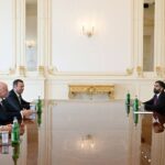 Azerbaycan Cumhurbaşkanı Aliyev, FIFA Başkanı Infantino ile Bir Araya Geldi