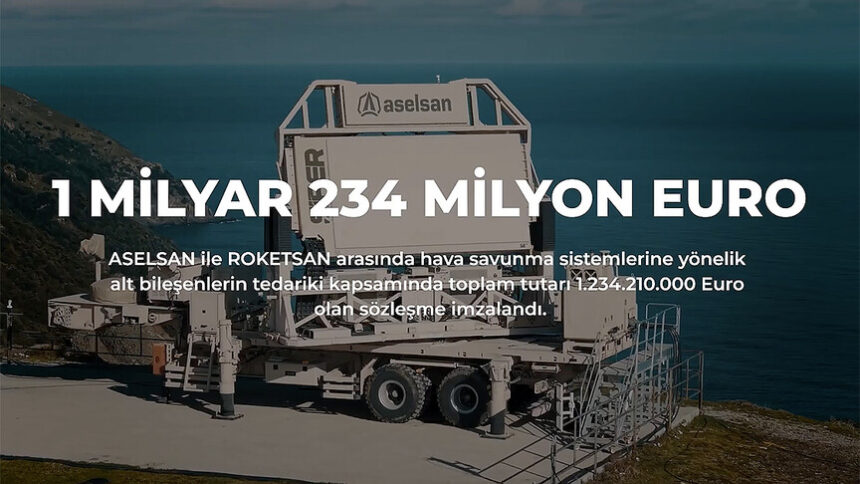 ASELSAN ve ROKETSAN'dan Dev Hava Savunma İş Birliği: 1,2 Milyar Avroluk Sözleşme