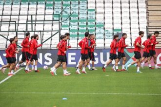 A Milli Futbol Takımı İtalya Maçı İçin Hazırlıklarını Tamamladı
