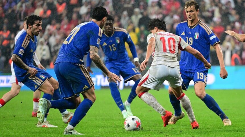 A Milli Futbol Takımı, UEFA Uluslar Ligi'nde İtalya'ya Mağlup Oldu