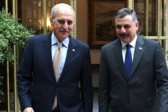 TBMM Başkanı Numan Kurtulmuş, İçişleri Bakanı Mustafa Çiftçi ile Bir Araya Geldi
