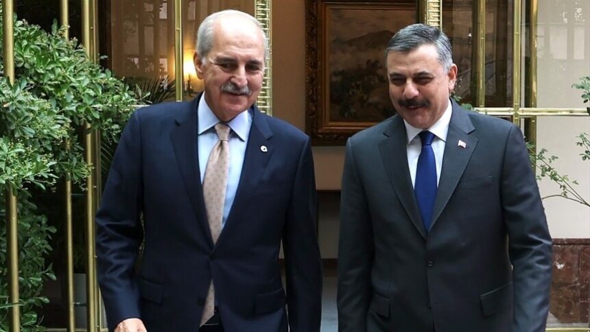 TBMM Başkanı Numan Kurtulmuş, İçişleri Bakanı Mustafa Çiftçi ile Bir Araya Geldi