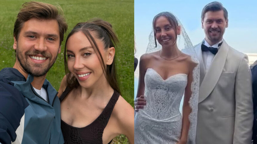 Ünlü Oyuncu Serhan Onat ve Merve Küsmenoğlu Dünyaevine Girdi