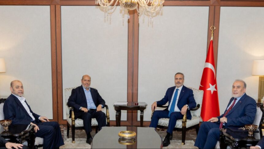 Dışişleri Bakanı Fidan Ankara'da Hamas Heyetini Kabul Etti
