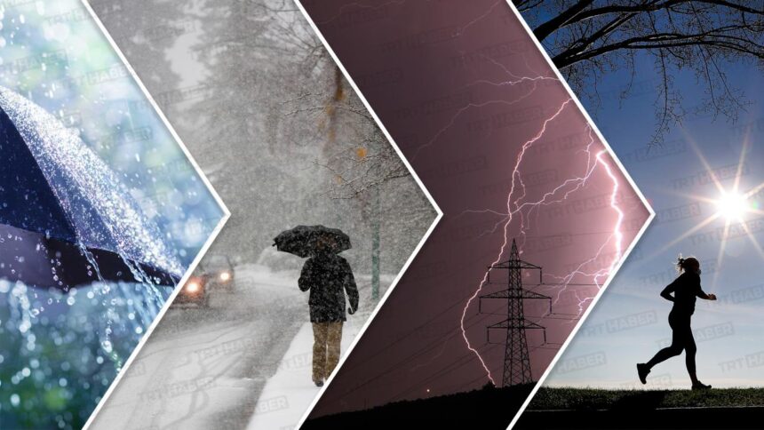 Meteorolojiden Hafta Sonu İçin Kuvvetli Yağış ve Fırtına Uyarısı