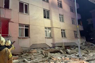 İstanbul Maltepe'de 7 Katlı Binada Kısmen Çökme Meydana Geldi