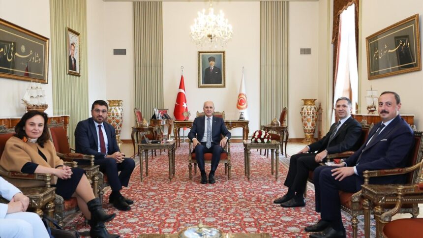TBMM Başkanı Kurtulmuş, Almanya-Türkiye Parlamentolar Arası Dostluk Grubu Heyetini Kabul Etti