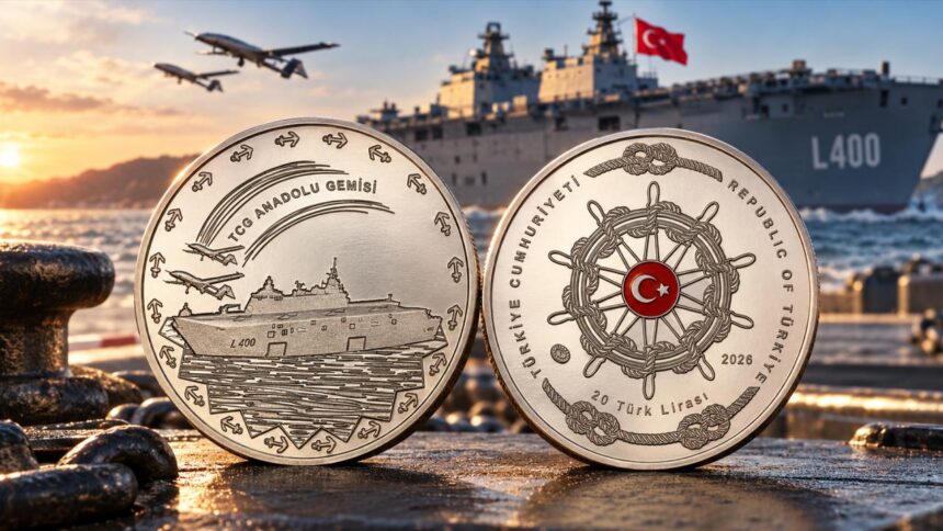 Darphane'den TCG Anadolu'ya Özel Hatıra Parası