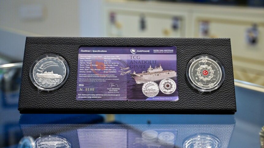 Darphane'den TCG Anadolu'ya Özel Hatıra Parası