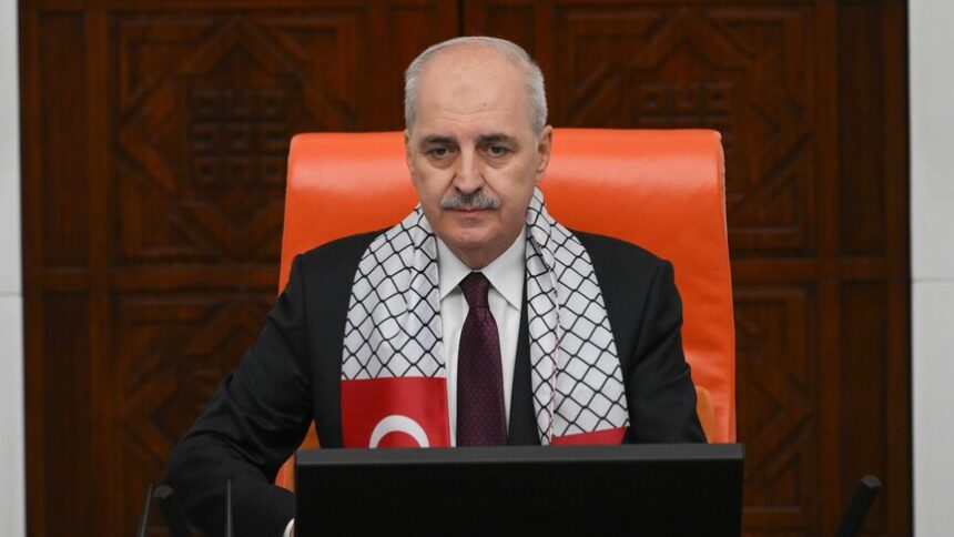 TBMM Başkanı Kurtulmuş'tan Filistin Mesajı: İnsanlık Cephesi'nde Yer Alacağız