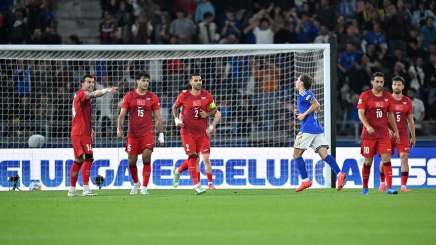A Milli Futbol Takımı, UEFA Uluslar Ligi'nde İtalya'ya Mağlup Oldu