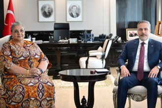Dışişleri Bakanı Hakan Fidan, BM Libya Özel Temsilcisi Tetteh ile Görüştü