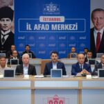 İstanbul'da Olumsuz Hava Koşullarına Karşı Afet Koordinasyon Toplantısı