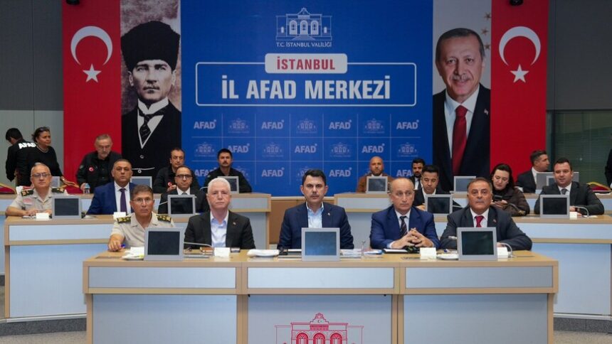 İstanbul'da Olumsuz Hava Koşullarına Karşı Afet Koordinasyon Toplantısı
