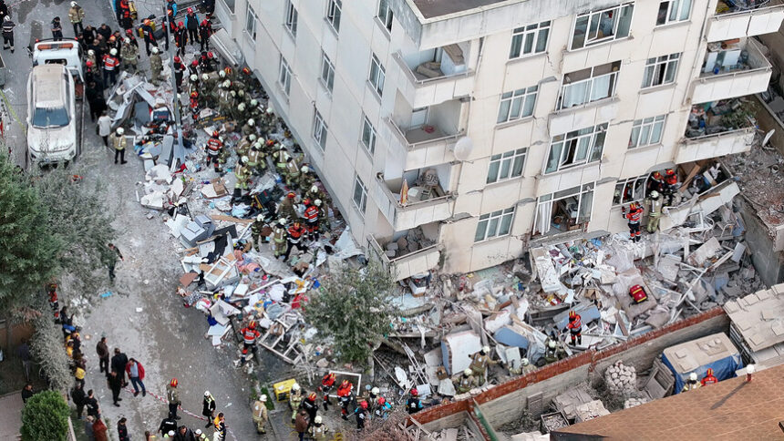 Maltepe'de 7 Katlı Binada Kısmi Çökme: Arama Kurtarma Çalışmaları Başlatıldı