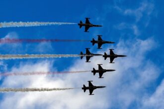 Türk Yıldızları TEKNOFEST Güneydoğu Gökyüzünde Nefes Kesti