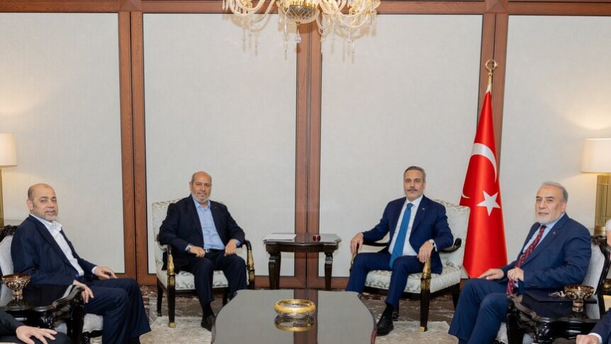 Dışişleri Bakanı Hakan Fidan, Hamas Heyeti ile Ankara'da Bir Araya Geldi